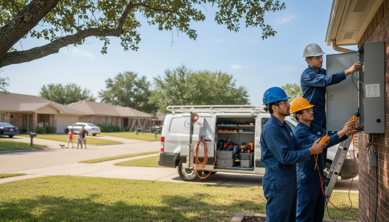 Certified electrician providing emergency electrical services in Hartsburg, IL